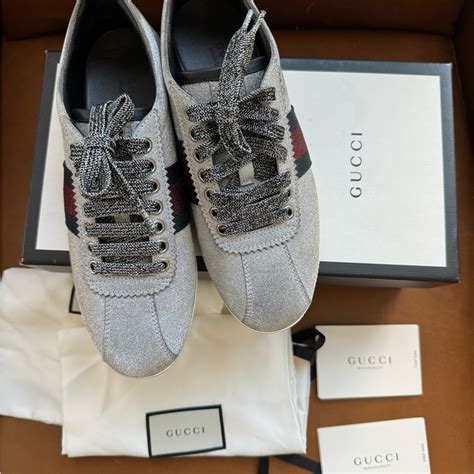 gucci bambi glitter sneakers replica|Gucci shoes authenticity check.